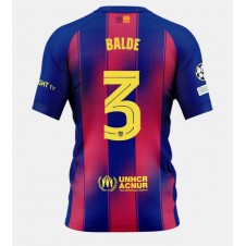 Barcelona Alejandro Balde #3 Hjemmedrakt 2025-26 Kortermet